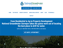 Tablet Screenshot of californiagroundwatersurveyor.com